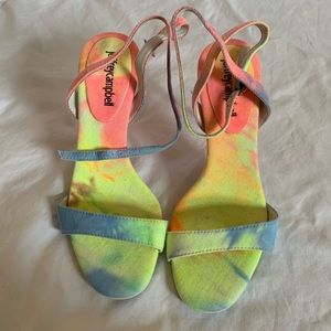 Jeffrey Campbell Tie Dye Strappy Heel